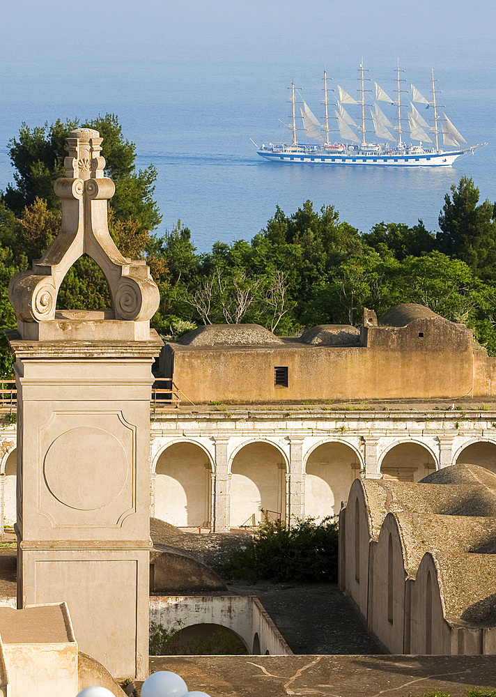 Certosa di San Giacomo is a Carthusian monastery on the island of Capri, Campania, Italy, Europe