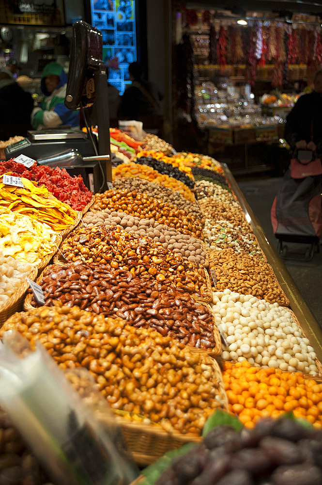 La Boqueria, Rambla, Barcelona, Catalonia, Spain, Europe