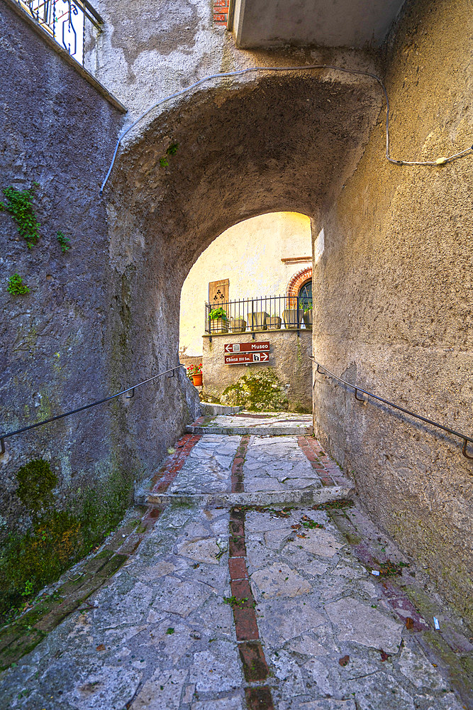 Glimpse of Posticciola, Rocca Sinibalda, Lazio, Italy, Europe