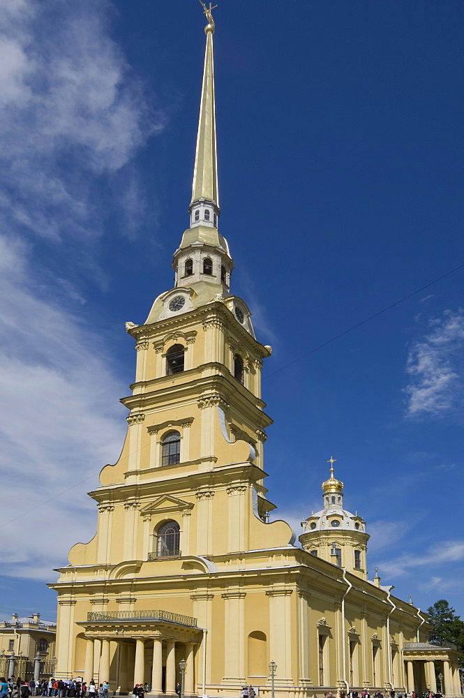 The Church in the Peter and Paul Fortress, St. Petersburg, Russia, Europe