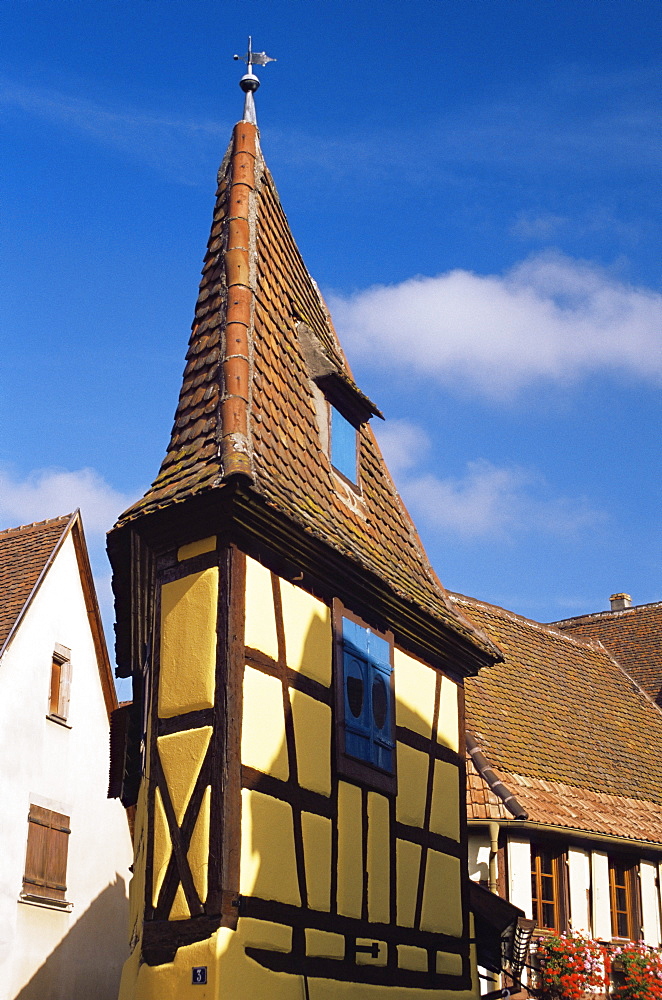 Traditional architecture, Alsace, France, Europe