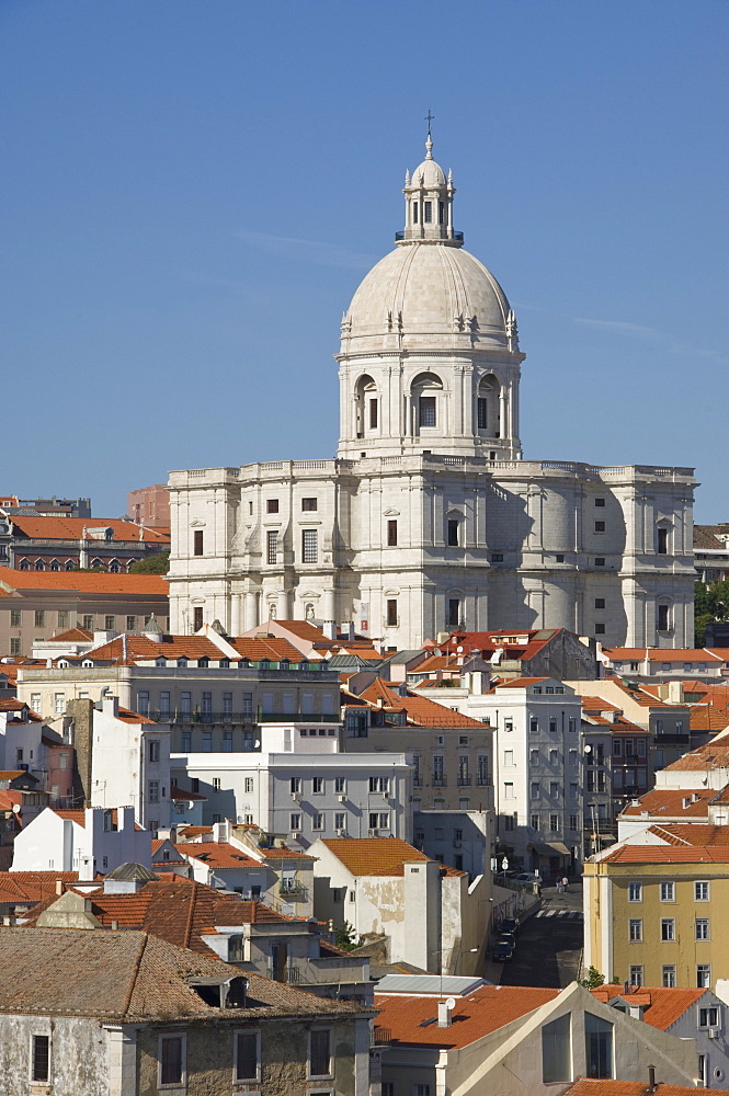 The National Pantheon (Igreja de Santa Engracia), Alfama District, Lisbon, Portugal, Europe 