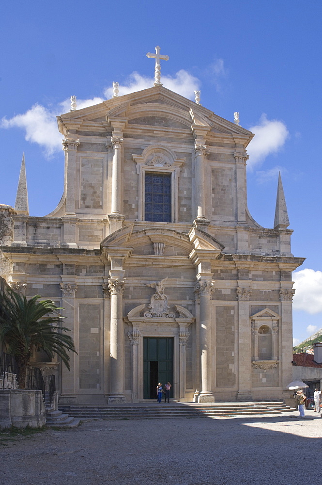 The Cathedral in the Old City, Dubrovnik, UNESCO World Heritage Site, Croatia, Europe