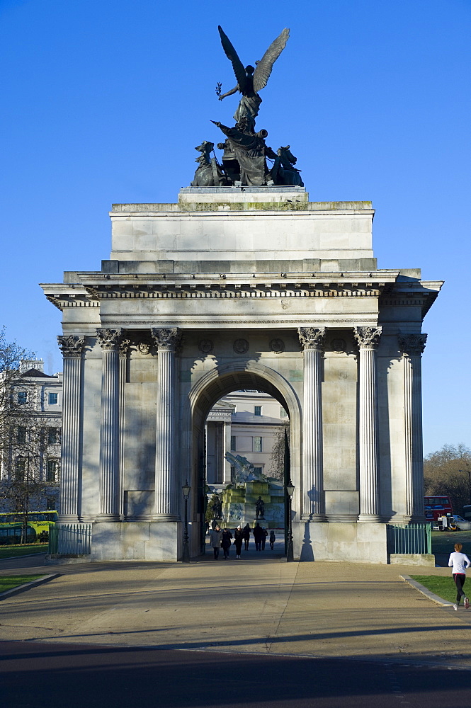 Wellington Arch, Hyde Park Corner, London, England, United Kingdom, Europe