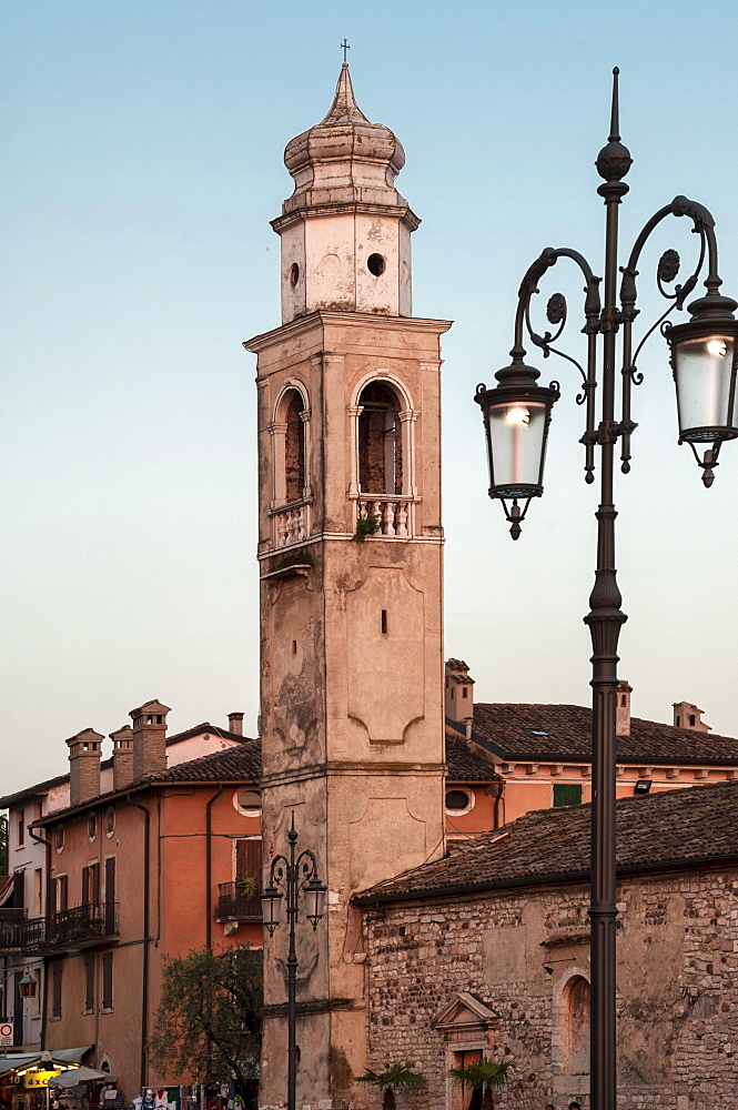 Evening, Lazise, Lake Garda, Italian Lakes, Lombardy, Italy, Europe