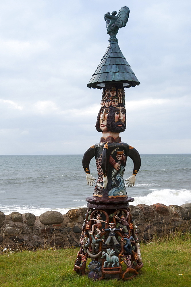 Flight of Fancy by the sea near Elie, East Coast, Fife, Scotland, United Kingdom, Europe