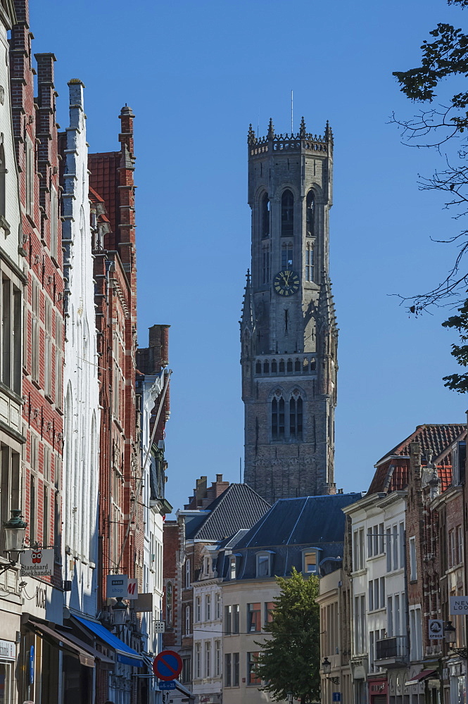 Belfry, Bruges, UNESCO World Heritage Site, Belgium, Europe