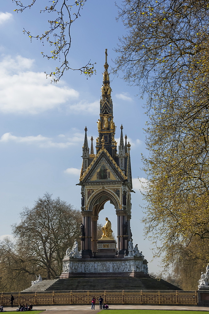 Albert Memorial, Kensington Gardens, London, England, United Kingdom, Europe