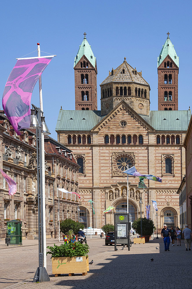 The 11th centy Romanesque Cathedral, Speyer, Rhineland Palatinate, Germany, Europe