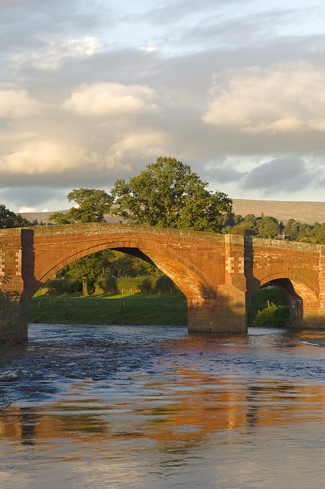 Eden Bridge, River Eden, Lazonby, Eden Valley, Cumbria, England, United Kingdom, Europe