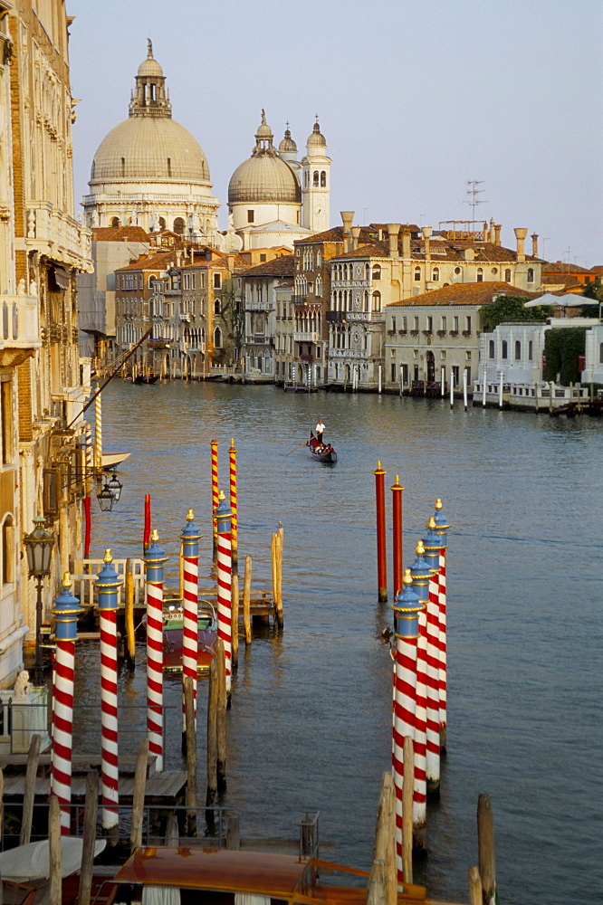 Grand Canal and Santa Maria Salute, Venice, UNESCO World Heritage Site, Veneto, Italy, Europe