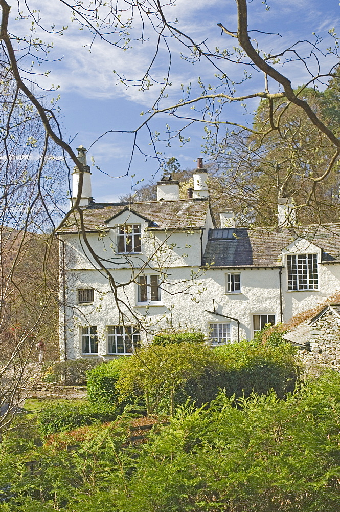 Rydal Mount, the home of William Wordsworth from 1830 to 1850, Rydal Village, Lake District, Cumbria, England, United Kingdom, Europe