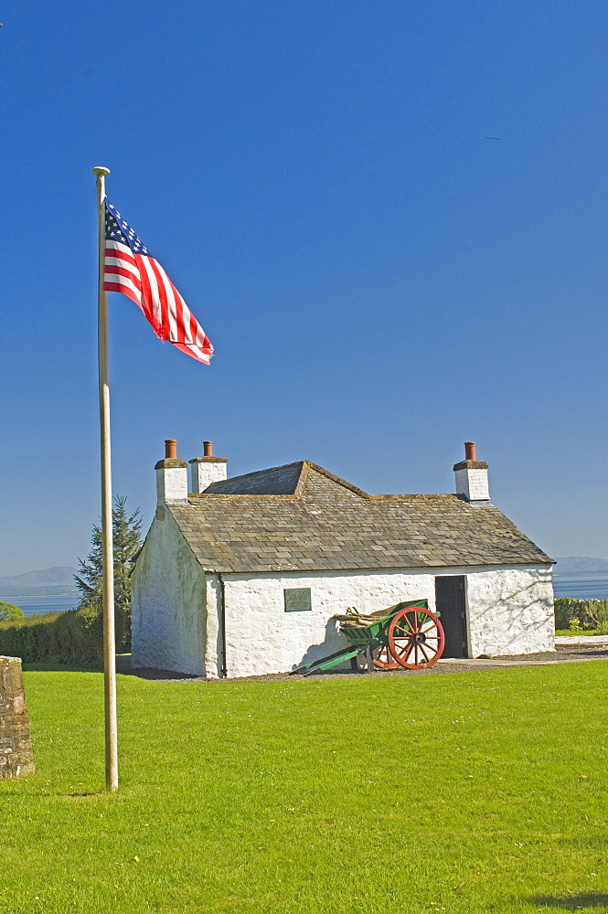 The home of John Paul Jones, considered to be the founder of the American navy, situated on the Solway coast, Dumfries and Galloway, Scotland, United Kingdom, Europe