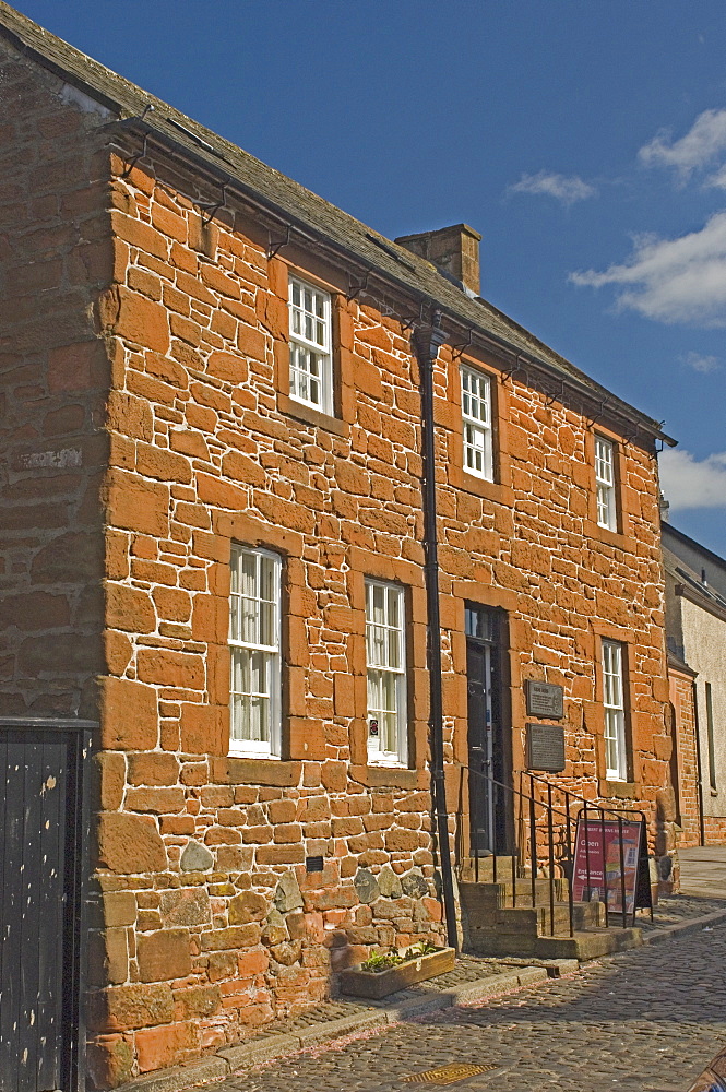 The home of Robert Burns, Scotland's celebrated poet, Burns Street, Dumfries, Dumfries and Galloway, Scotland, United Kingdom, Europe