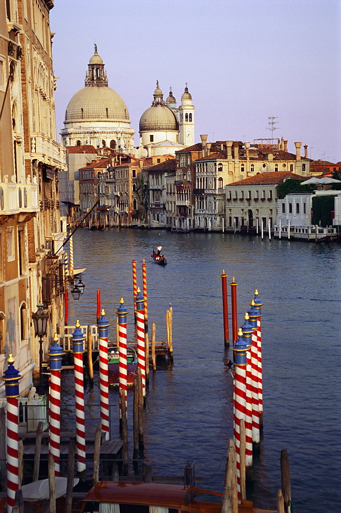 Church of Santa Maria Salute and Grand Canal, Venice, UNESCO World Heritage Site, Veneto, Italy, Europe