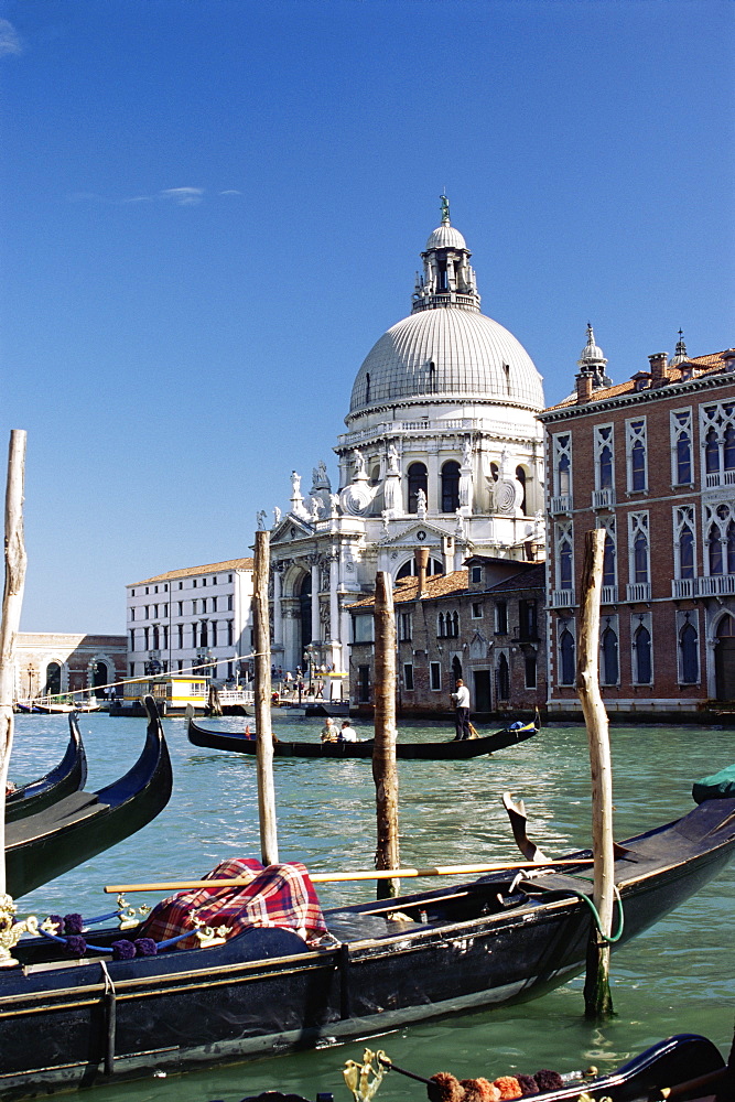 Church of Santa Maria Salute and Grand Canal, UNESCO World Heritage Site, Venice, Veneto, Italy, Europe