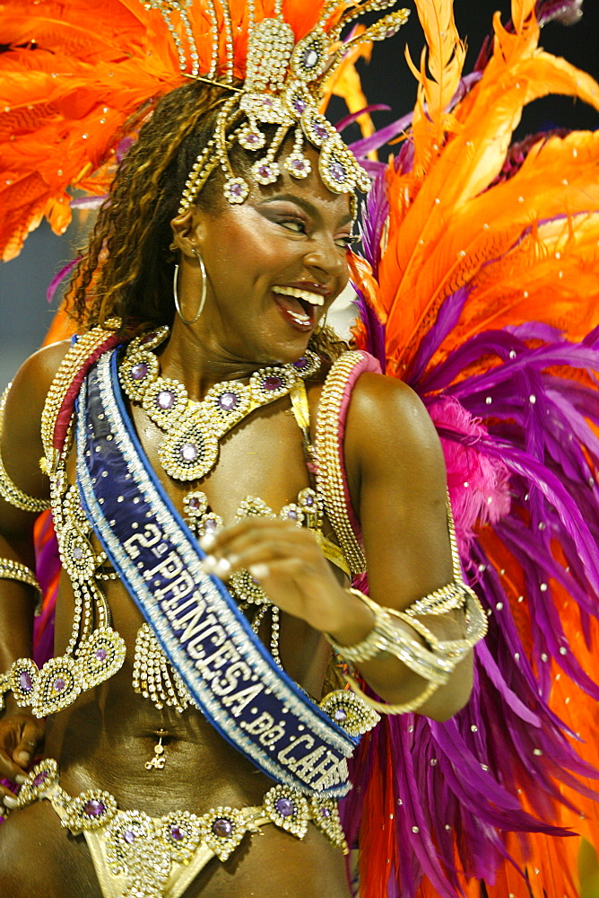 Carnival parade at the Sambodrome, Rio de Janeiro, Brazil, South America