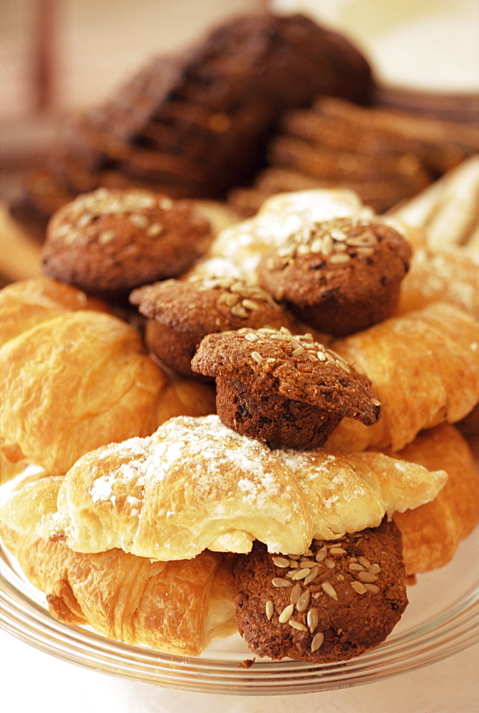 Croissants and muffins, South Africa, Africa