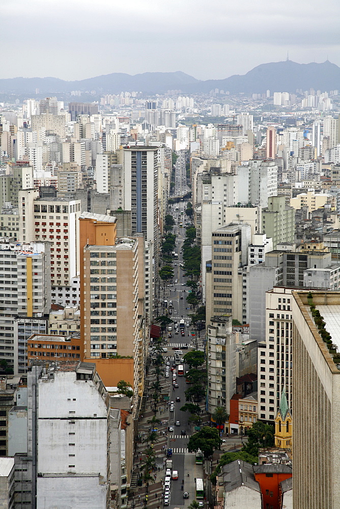 Skyline of Sao Paulo, Brazil, South America 