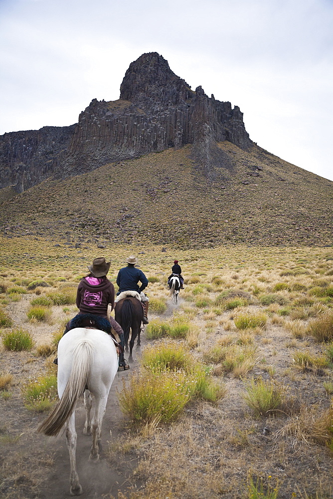 Horseback riding, Patagonia, Argentina, South America