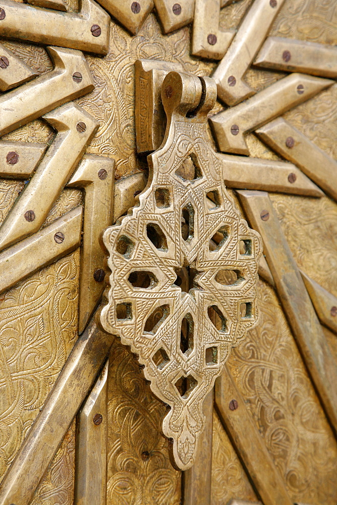 Door detail at Old Jaffa, Tel Aviv, Israel, Middle East 