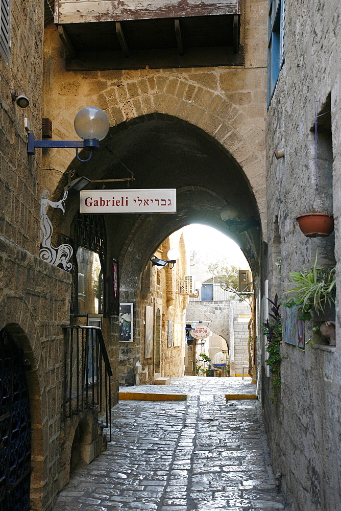 Alleys in the Old Jaffa, Tel Aviv, Israel, Middle East