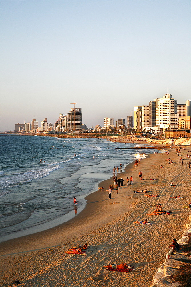 Beach, Tel Aviv, Israel, Middle East 