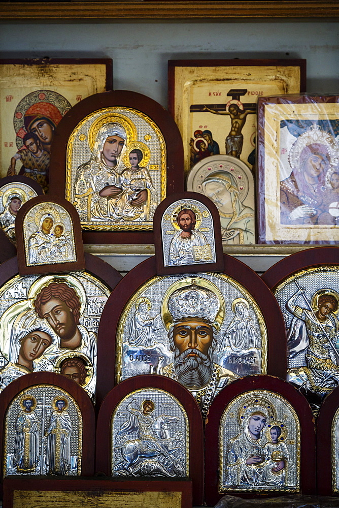 Religious souvenirs, Jerusalem, Israel, Middle East