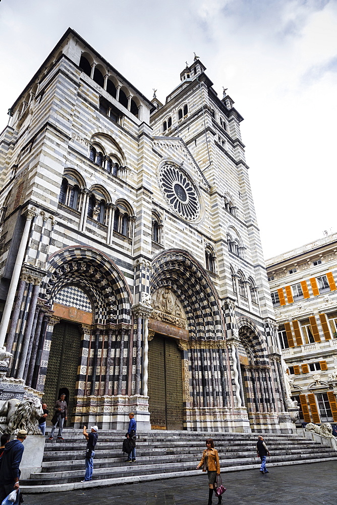 San Lorenzo Cathedral, Genoa, Liguria, Italy, Europe