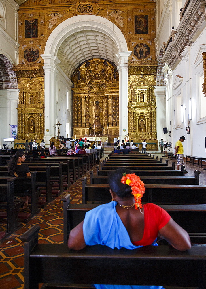 Basilica of Bom Jesus, UNESCO World Heritage Site, Old Goa, Goa, India, Asia