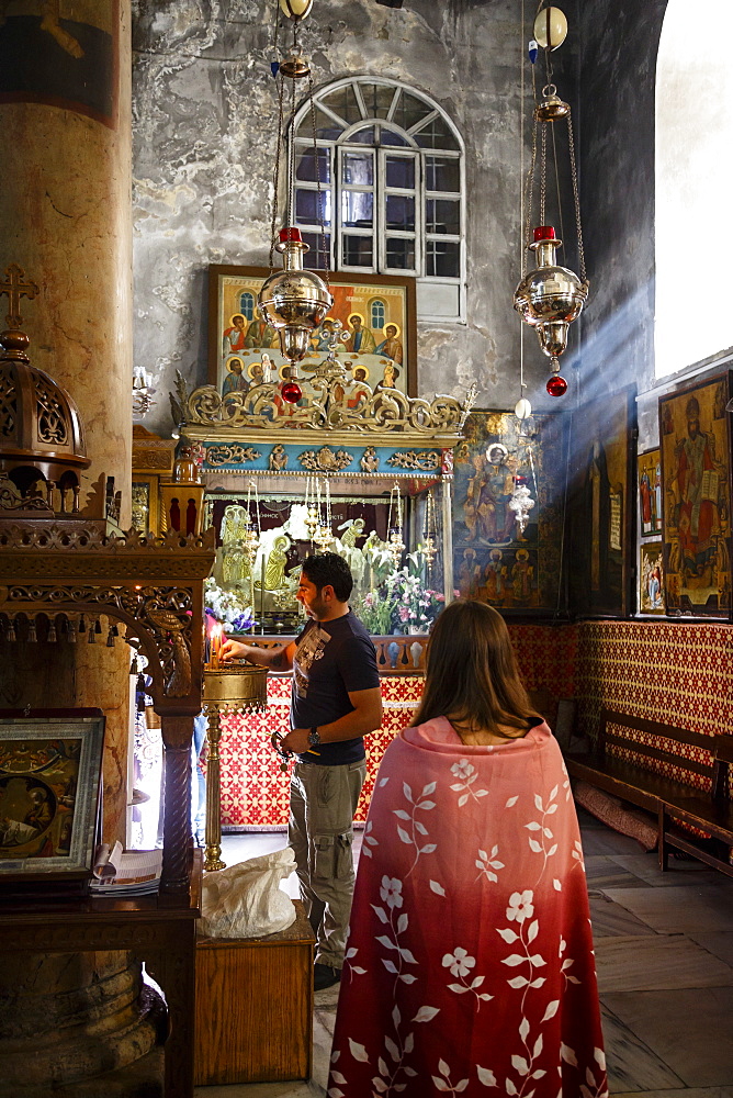 Church of the Nativity, Bethlehem, West Bank, Palestine territories, Israel, Middle East