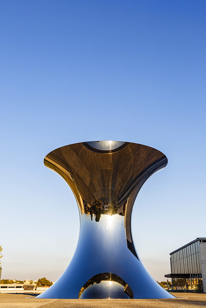 Turning the World Upside Down sculpture by Anish Kapoor, Israel Museum, Jerusalem, Israel, Middle East