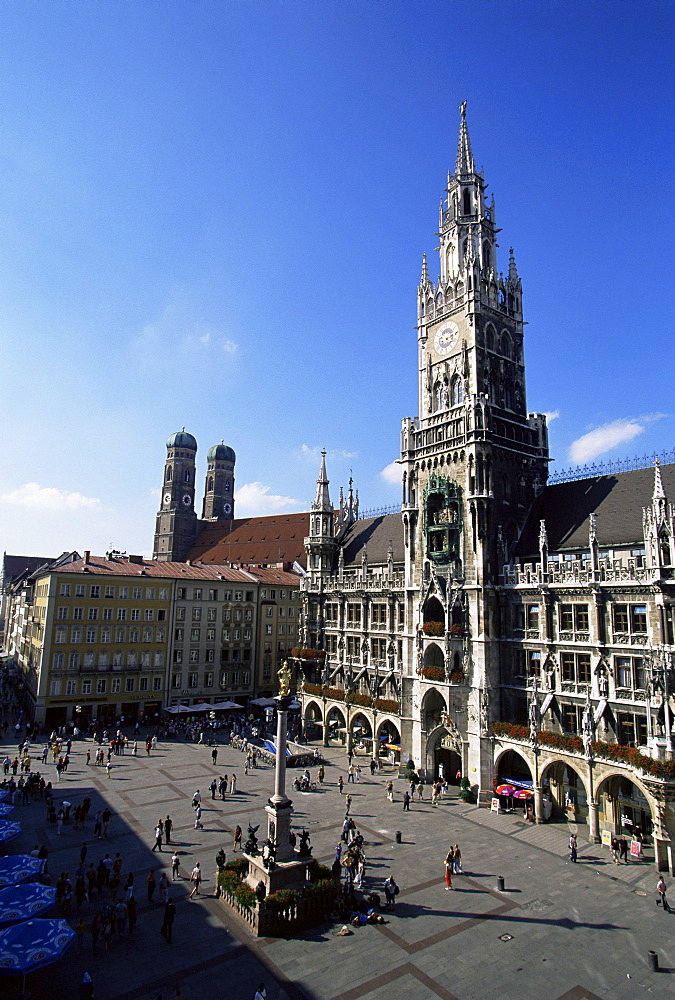 City Hall on Marienplatz, Munich, Bavaria, Germany, Europe