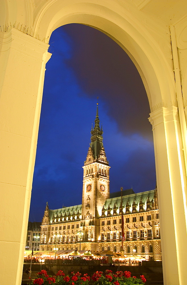 Hamburg City Hall in the Altstadt (Old Town), Hamburg, Germany, Europe