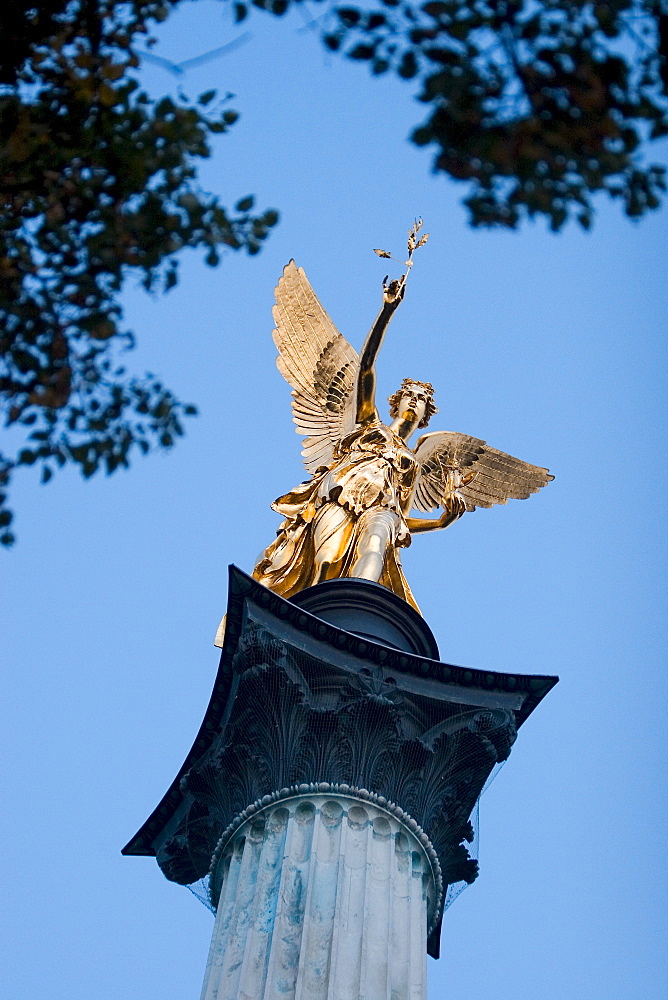 Column of the Angel of Peace (Friedensengel), Munich, Bavaria, Germany, Europe