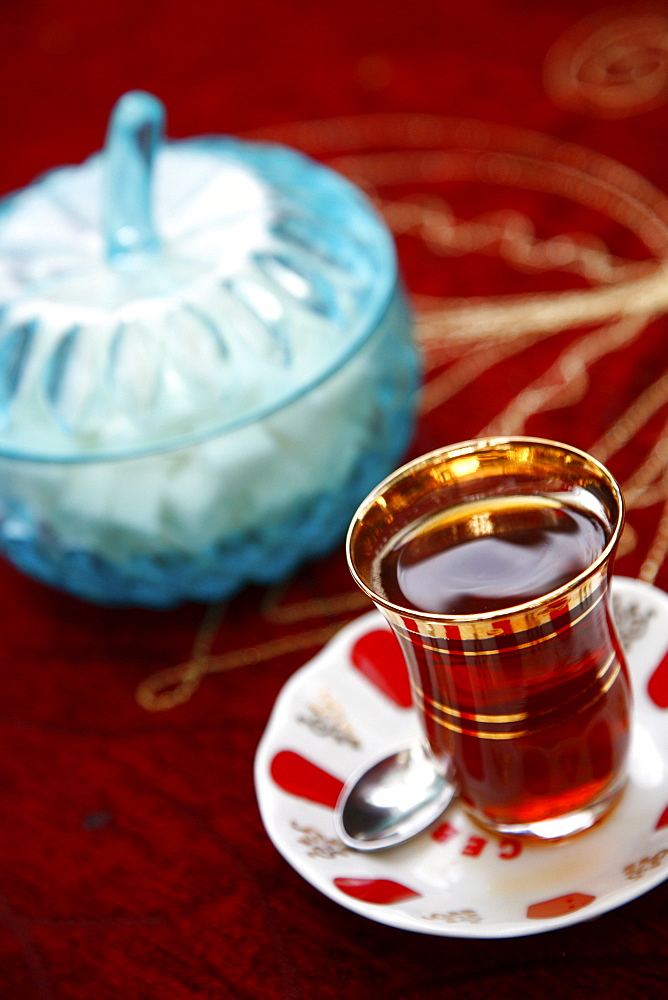 Turkish tea, Istanbul, Turkey, Europe