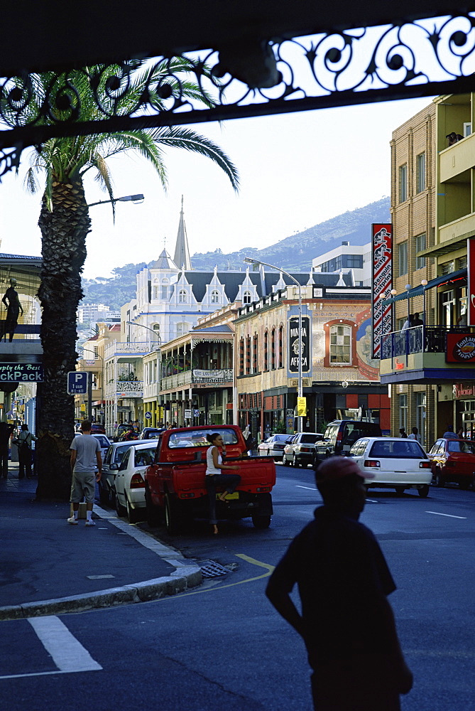 Long Street where many colonial houses still stand, Cape Town, South Africa, Africa