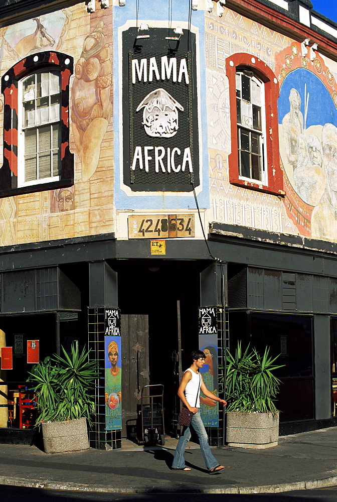 A house in Long Street in the centre of town, where many colonial houses remain, Cape Town, South Africa, Africa