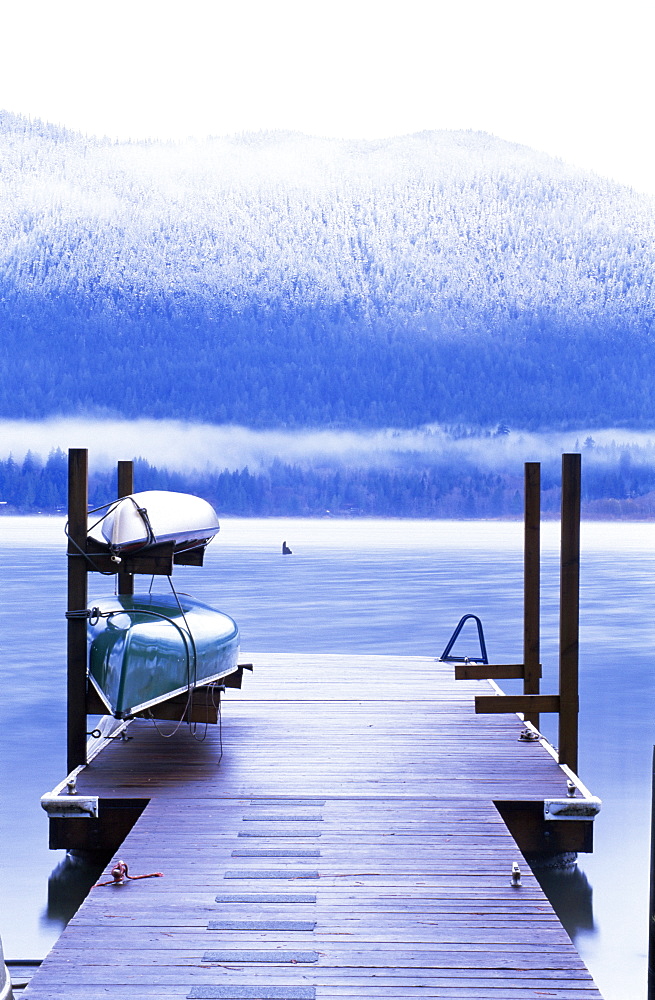 Lake Quinault, Olympic National Park, UNESCO World Heritage Site, Washington State, United States of America (U.S.A.), North America