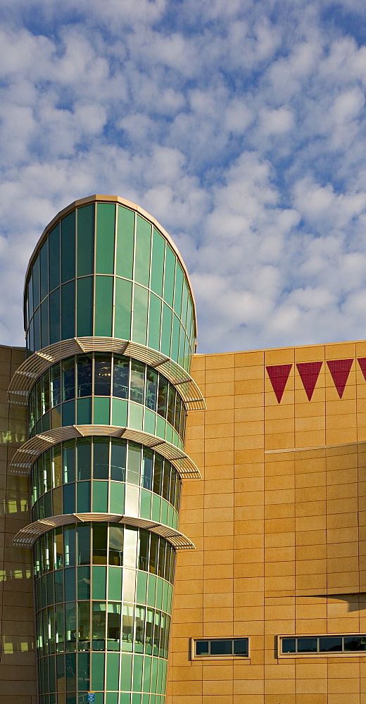 The Museum of New Zealand, Te Papa, on the sea front at Wellington, North Island, New Zealand, Pacific