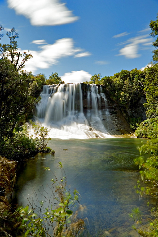 Papakorito falls at Aniwaniwa, Lake Waikaremoana, North Island, New Zealand, Pacific