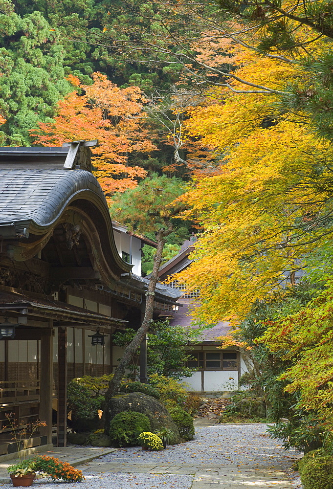 Buddhist temple, Koya-san, Kansai (Western Province), Honshu, Japan, Asia