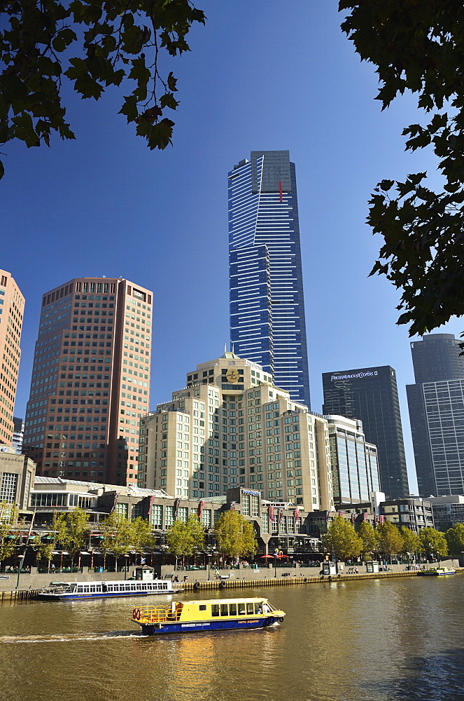 Melbourne Central Business District (CBD) and Yarra River, Victoria, Australia, Pacific