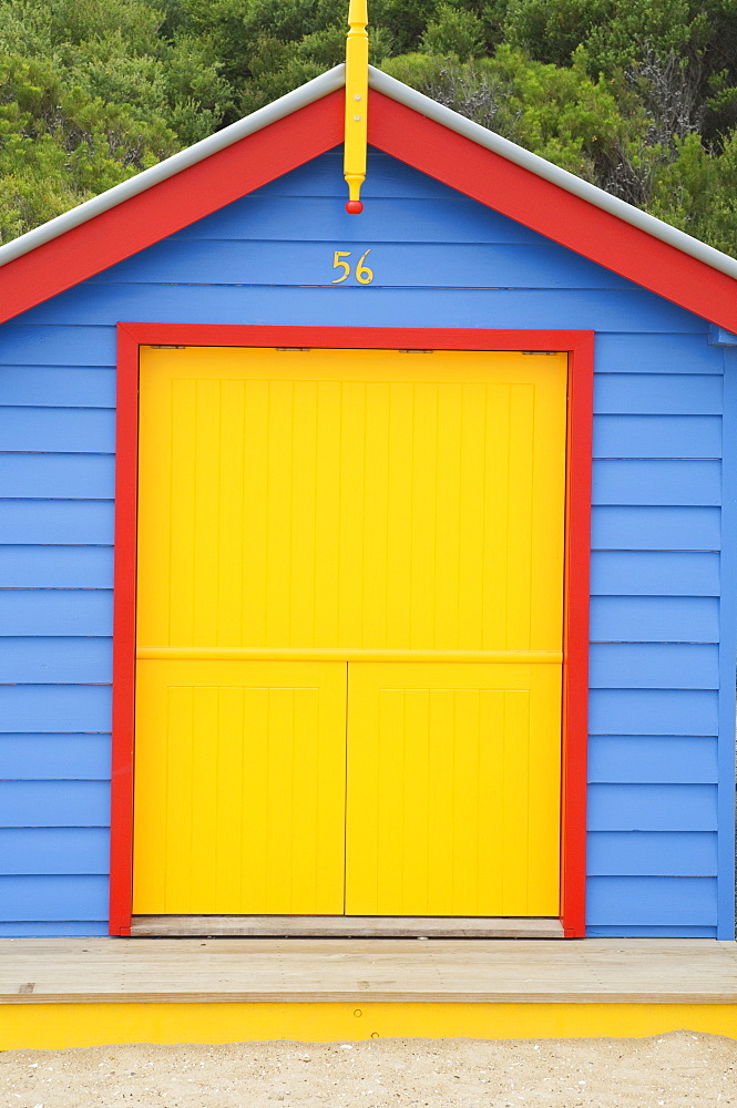 Brighton Bathing Boxes, Dendy Street Beach, Brighton, Melbourne, Victoria, Australia, Pacific 