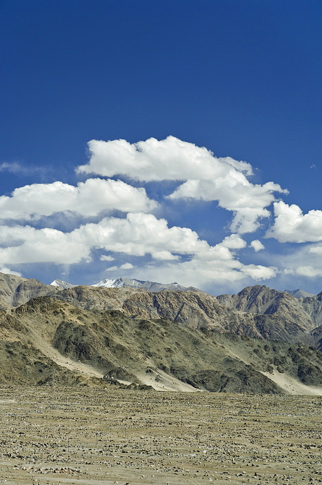 Indus Valley and Ladakh Range, Tikse (Tiksay), Ladakh, Indian Himalaya, India, Asia