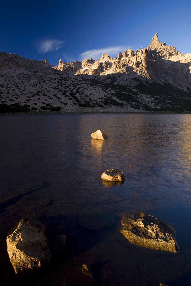 Cerro Catedral and Lago Toncek, Nahuel Huapi National Park, Bariloche, Rio Negro, Patagonia, Argentina, South America