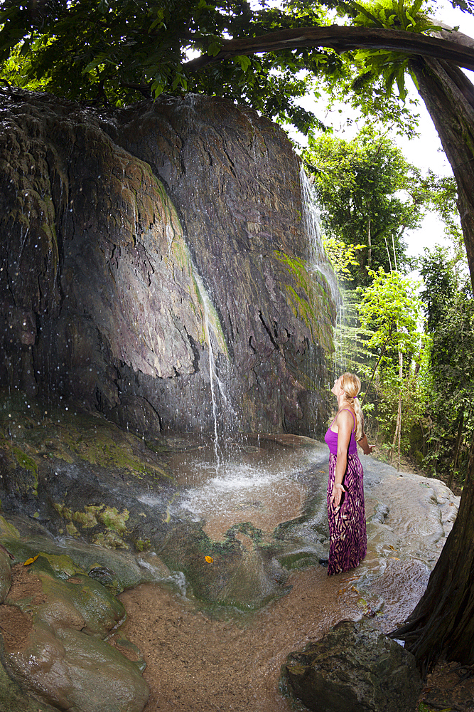 Hughs Dale Waterfall, Christmas Island, Australia