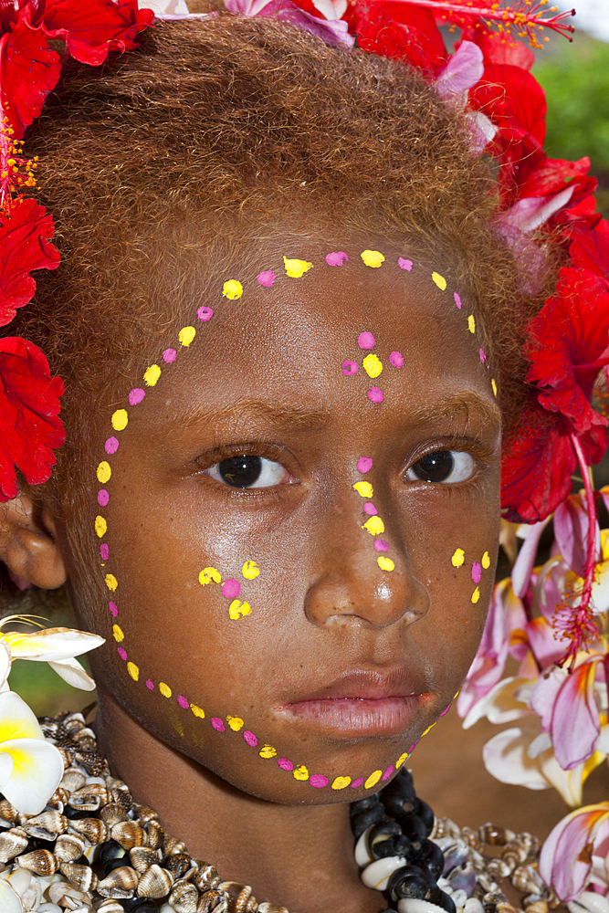 Girl of Kofure, Tufi, Oro Province, Papua New Guinea