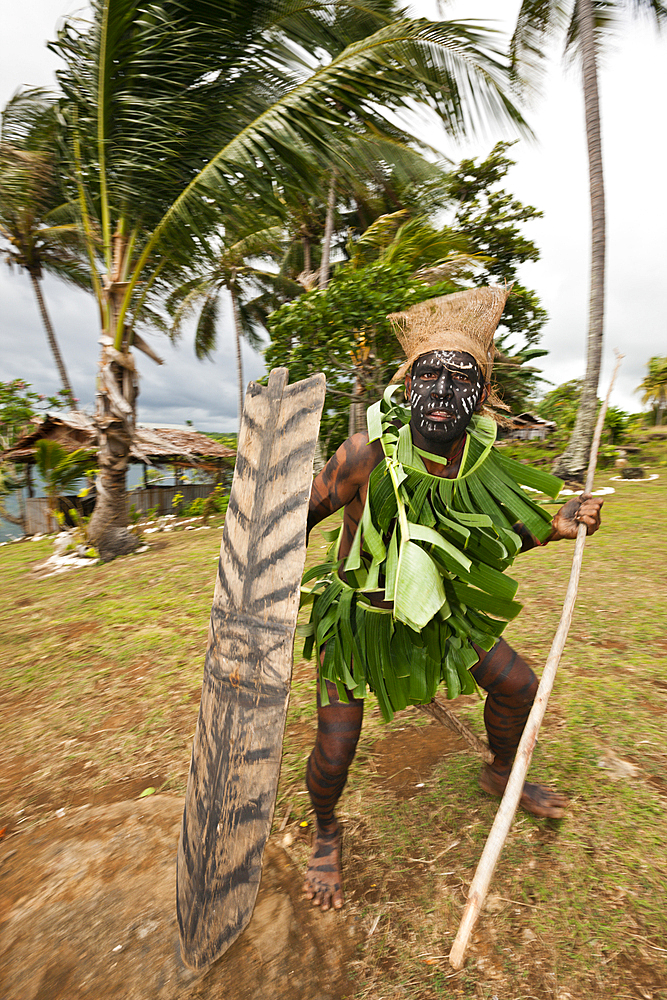 Warrior of Kofure, Tufi, Oro Province, Papua New Guinea