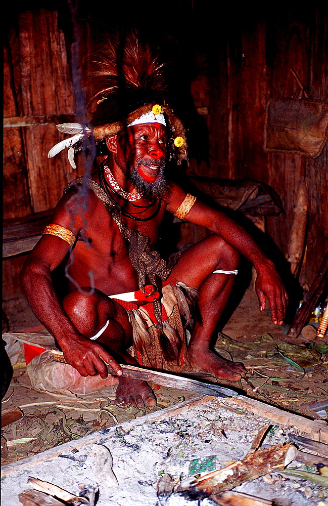 Huli wigman, Papua New Guinea, Tari, Huli, Highlands